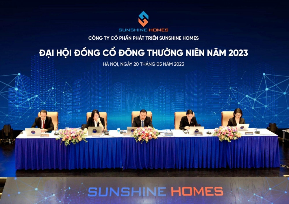 ĐHĐCĐ Sunshine Homes: Đặt mục tiêu tăng trưởng ổn định, tập trung phát triển các dự án lớn tại Hà Nội và TP.HCM