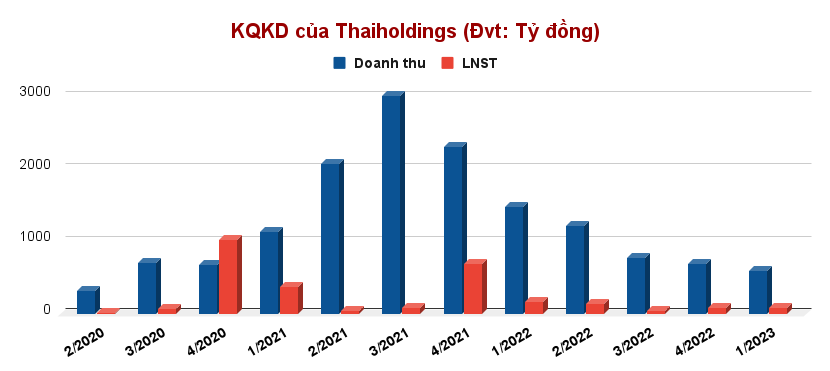 Thaiholdings (THD): 1 năm không cổ đông lớn, thêm 2 phó tổng từ nhiệm