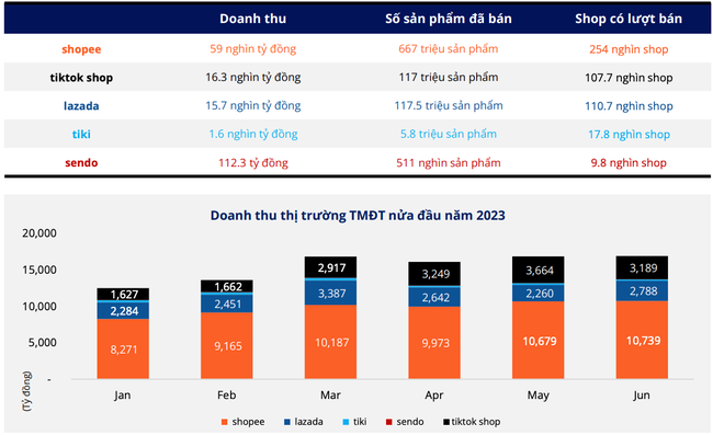 Sự “hụt hơi” của các sàn TMĐT nội địa. 