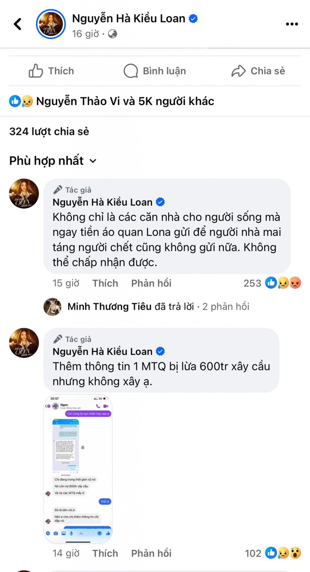 Một Á hậu Việt đình đám bất ngờ đăng bài tố thầy Thích Nguyên Quang lừa đảo và chiếm đoạt hơn 550 triệu tiền từ thiện