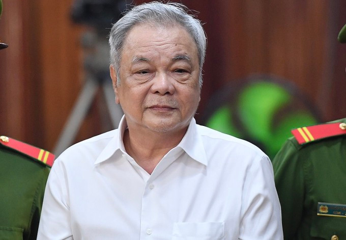 Ông Trần Quí Thanh tại tòa hôm nay. Ảnh: Thanh Tùng