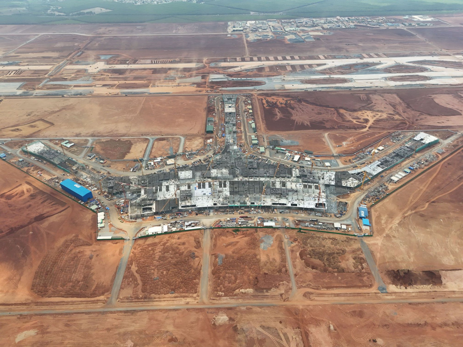 Vượt tiến độ nhiều hạng mục, 'siêu sân bay' Long Thành đang dần rõ nét- Ảnh 1. Vượt tiến độ nhiều hạng mục, 'siêu sân bay' Long Thành đang dần rõ nét- Ảnh 1.