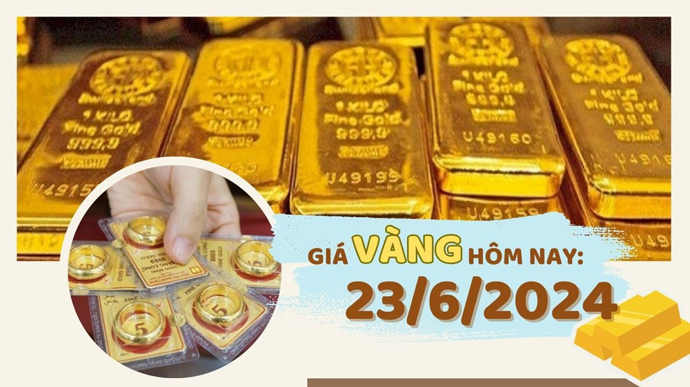 Giá vàng hôm nay 23/6: Vàng nhẫn giảm mạnh - ảnh 1