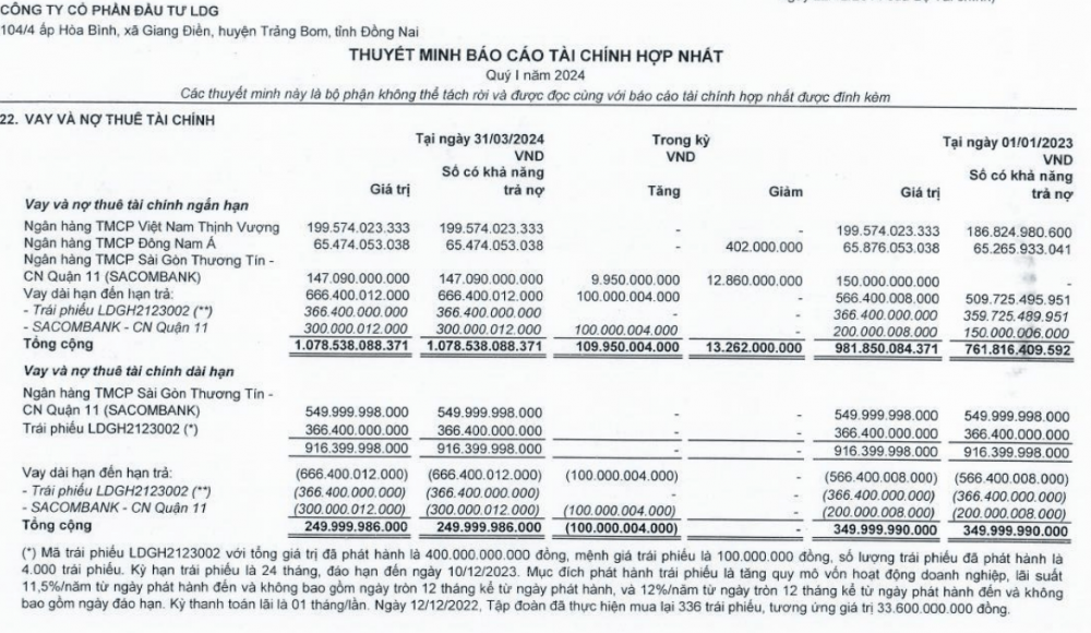 Vụ LDG bị mở thủ tục phá sản: Lộ diện chủ nợ lớn nhất