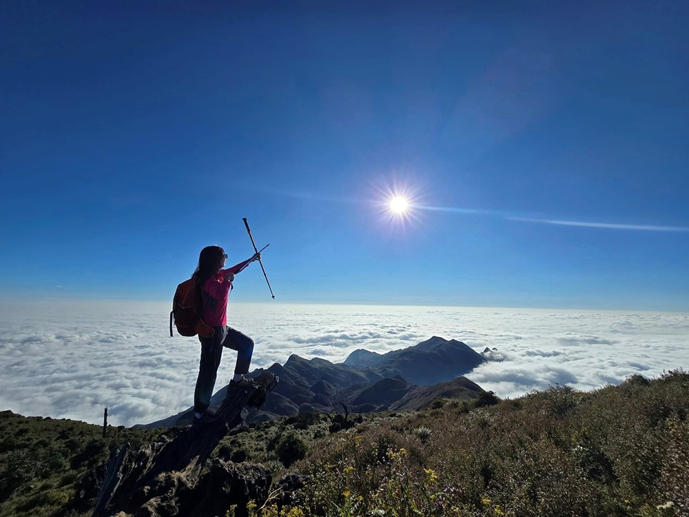 Việt Nam có ‘thiên đường săn mây’ cao gần 3.000m cực đẹp ở Tây Bắc: Thuộc top 7 ngọn núi cao nhất Việt Nam, đang gây sốt với mùa hoa đẹp nhất - ảnh 3