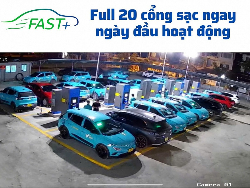 Đối tác nhượng quyền 5.000 trạm sạc của V-Green vừa khai trương cơ sở mới