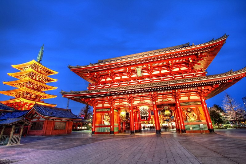 Chùa Sensoji Tokyo, Nhật Bản