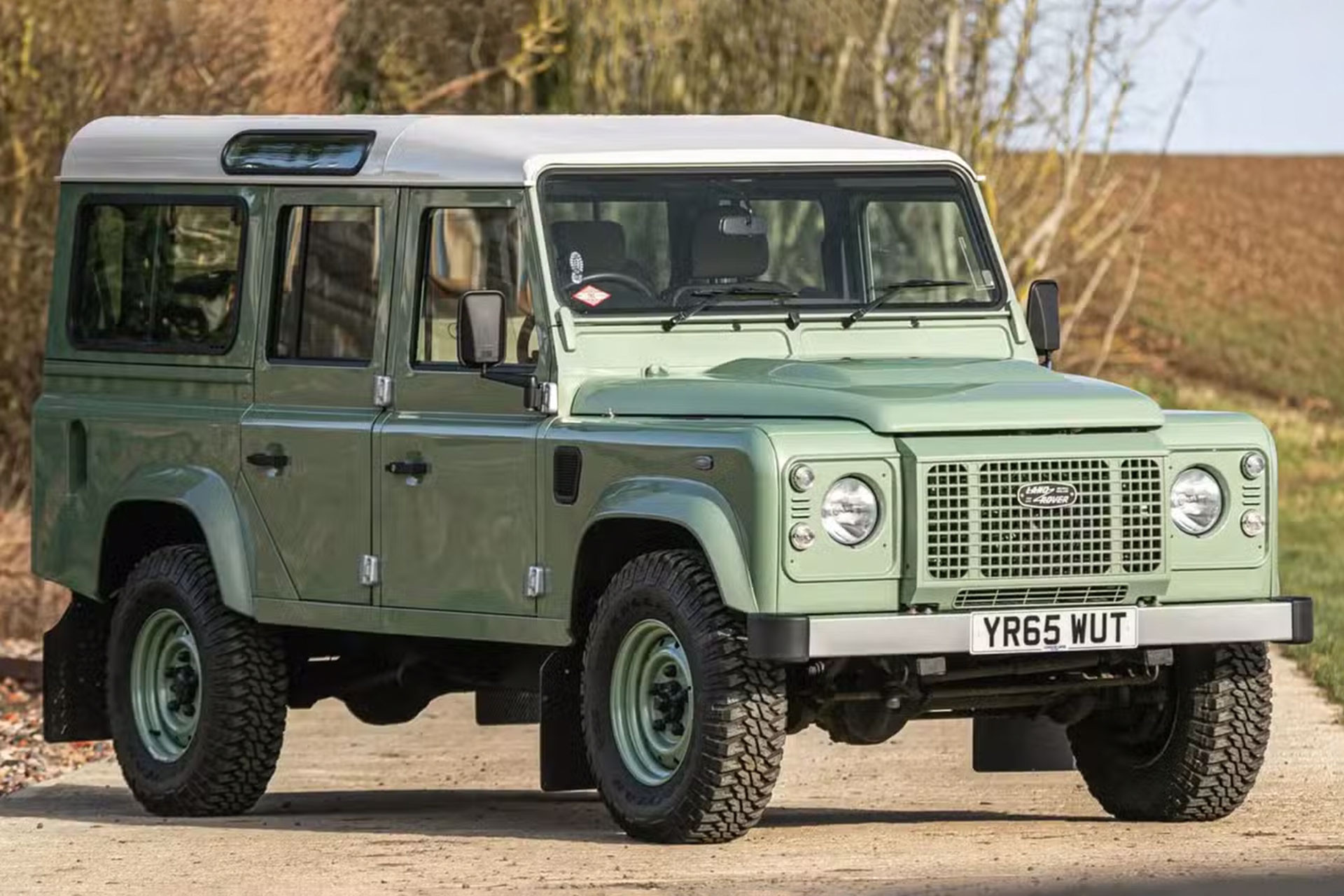 rowan atkinson 1998 land rover defender 110 heritage iconic auctioneers 1.jpg