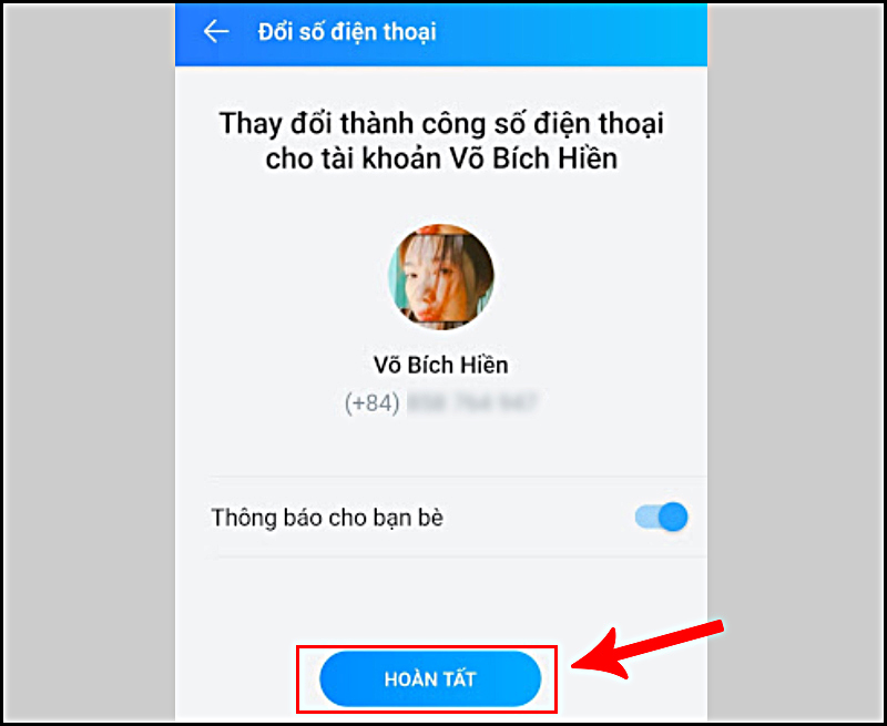 Cách chuyển tài khoản Zalo sang số điện thoại khác chỉ trong 1 phút, giữ nguyên danh bạ và tin nhắn - ảnh 6