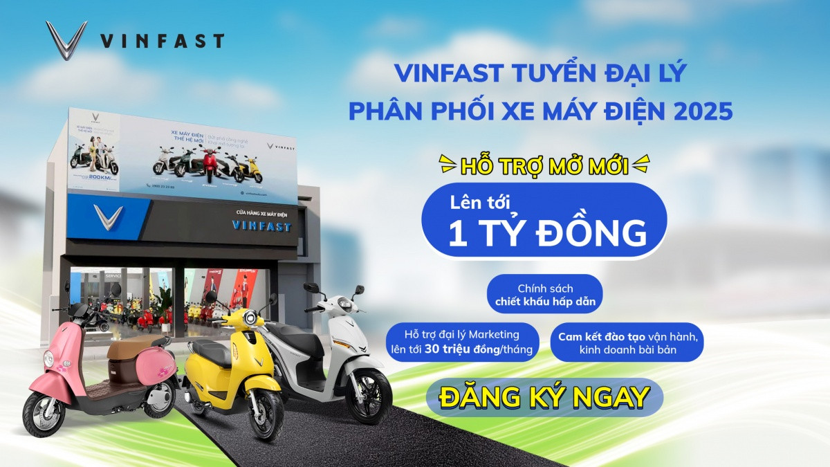 Bán xe máy điện cùng tỷ phú Phạm Nhật Vượng, người dân bỏ vốn từ 350 triệu đồng có cơ hội lãi đến 500 triệu/tháng