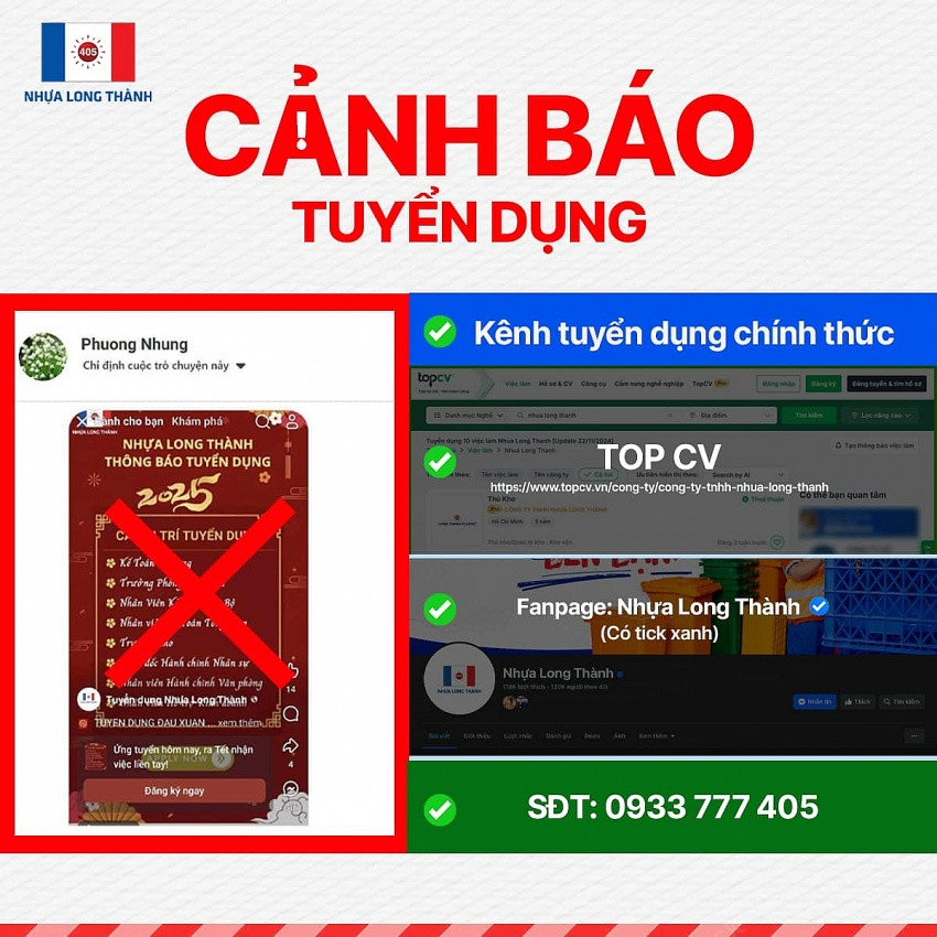 Công ty của 'đại gia' Minh Nhựa ra cảnh báo về tình trạng tuyển dụng