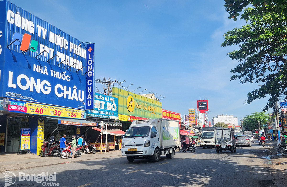 Đường Bùi Văn Hòa. Nguồn ảnh: Báo Đồng Nai