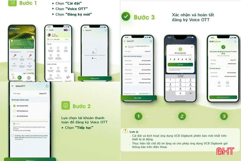 Vietcombank ra mắt tính năng 'Thông báo số dư bằng giọng nói' (Voice OTT)