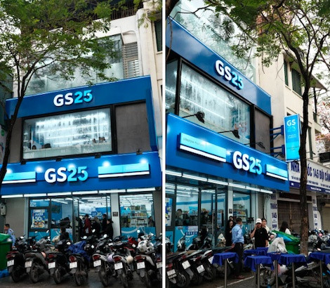 GS25 Hà Nội hút khách khủng dù chưa khai trương chính thức, vị trí các cửa hàng đều nằm gần chi nhánh của một thương hiệu quen thuộc