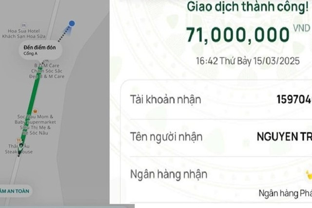 Chuyển nhầm từ 71.000 đồng thành 71 triệu khi đi Grab: Tài xế tắt máy, gia đình đòi xin lỗi mới trả tiền