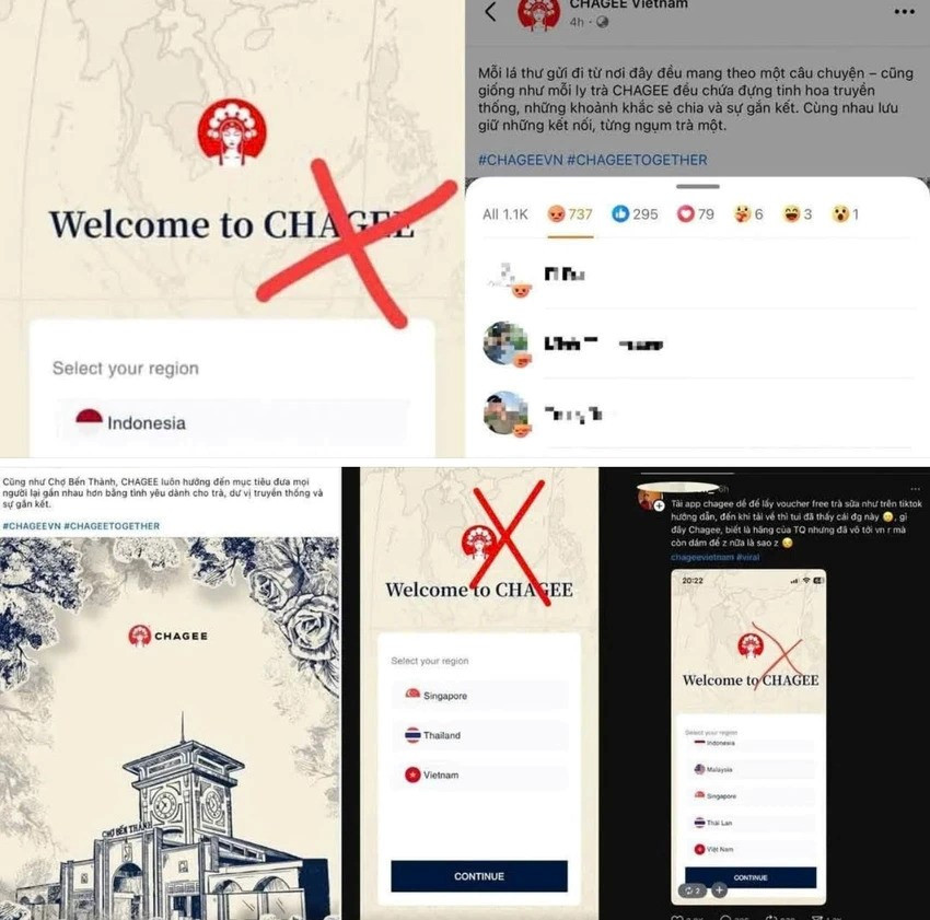 Công an vào cuộc vụ ứng dụng của hãng trà sữa Chagee sử dụng hình ảnh đường lưỡi bò phi pháp - ảnh 2