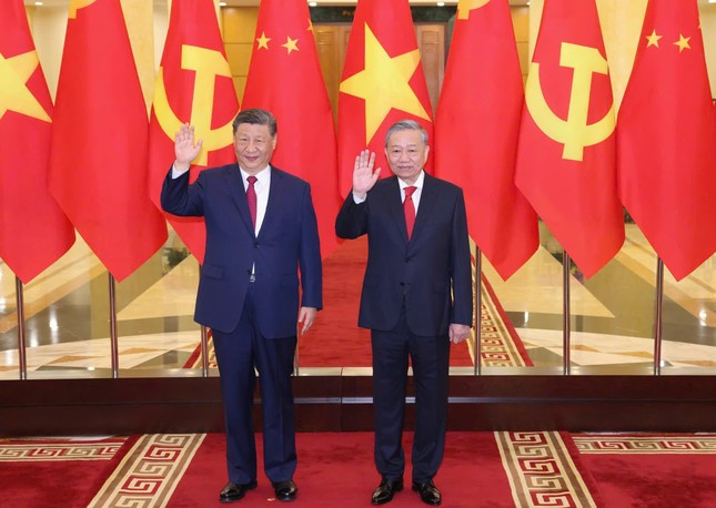 Tổng Bí thư Tô Lâm chủ trì lễ đón cấp Nhà nước Tổng Bí thư, Chủ tịch nước Trung Quốc Tập Cận Bình ảnh 2