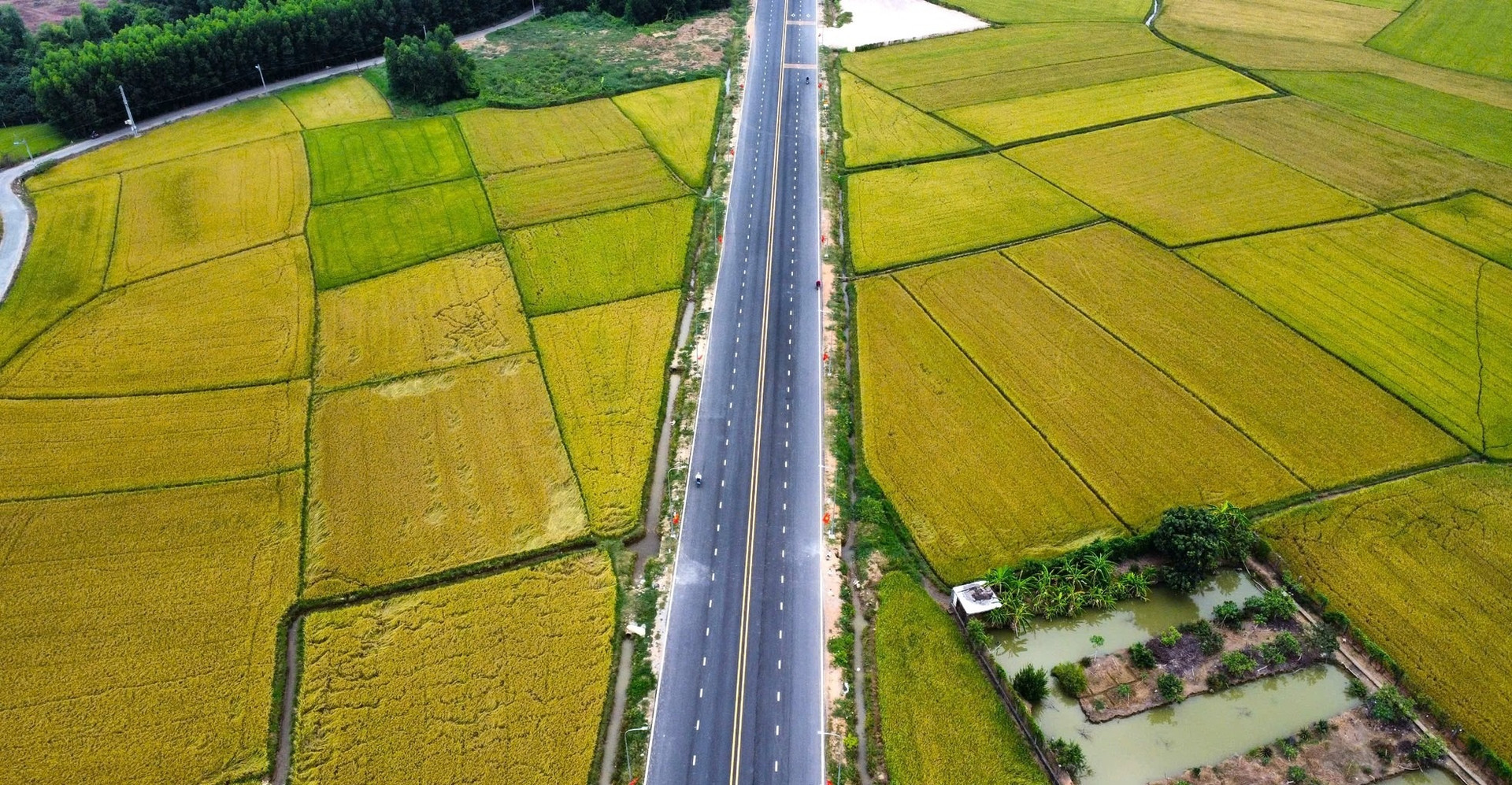 Hình hài đẹp mắt của đường dẫn cầu vượt sông trăm tỷ, nối thông 2 tỉnh giàu có của Việt Nam- Ảnh 2.