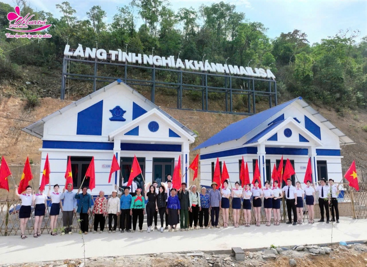 Bà chủ thẩm mỹ viện Mailisa sắp khánh thành, bàn giao 40 nhà tình nghĩa tại Cao Bằng
