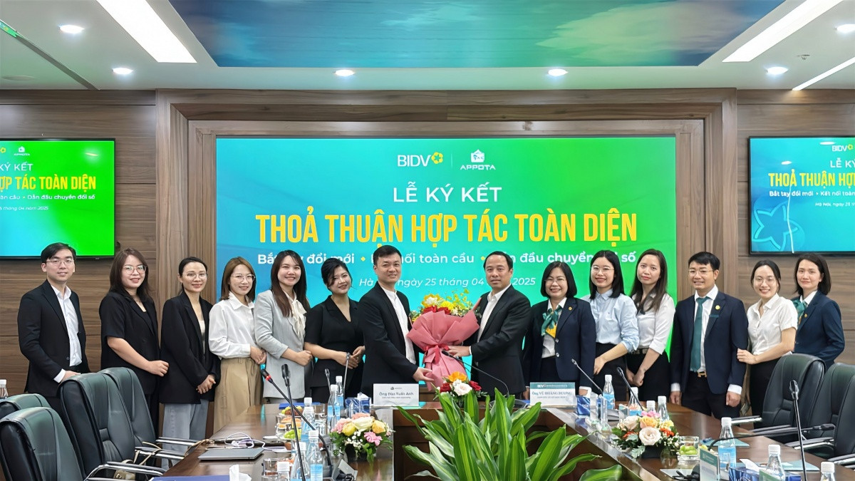 BIDV và AppotaPay bắt tay chiến lược: Hé lộ loạt dịch vụ trong thanh toán số, kết nối toàn cầu