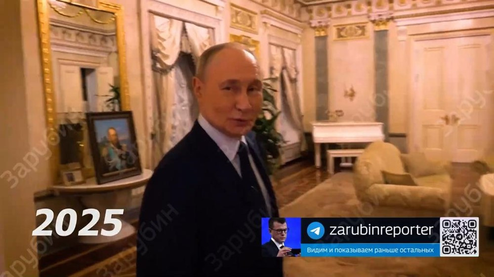 Công bố video 'căn hộ' của Tổng thống Nga Putin bên trong Điện Kremlin: Tường được dát vàng, từng là nơi tiếp Chủ tịch Trung Quốc Tập Cận Bình - ảnh 1