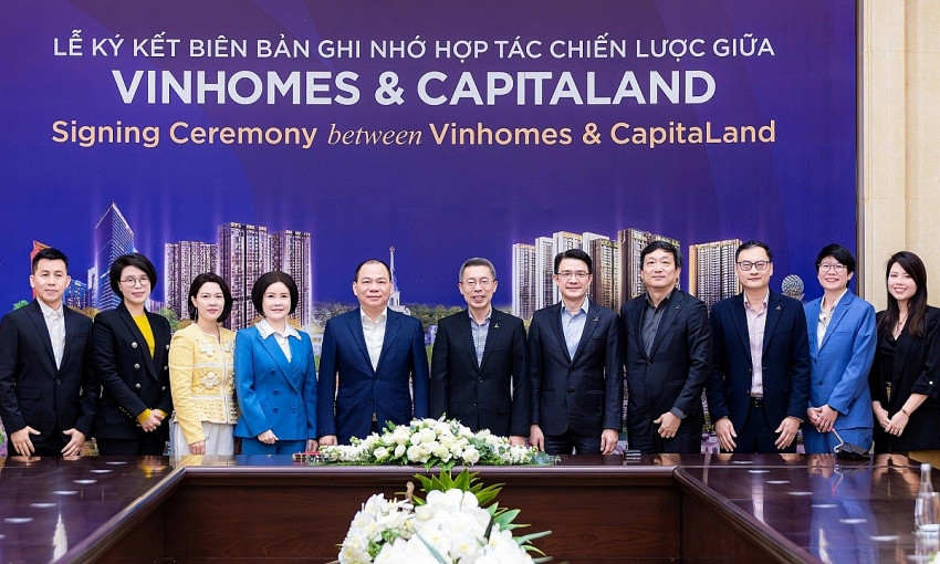 Vinhomes (VHM) hợp tác chiến lược với doanh nghiệp Singapore, mở rộng tham vọng bất động sản quốc tế