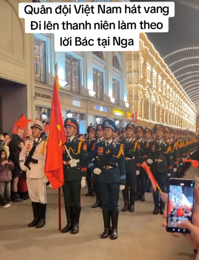Đoàn Quân đội Nhân dân Việt Nam gây sốt trong buổi sơ duyệt trên Quảng trường Đỏ: 'Cực phẩm' cao 1m8 trở lên, là các cán bộ, học viên ưu tú của quân đội - ảnh 3