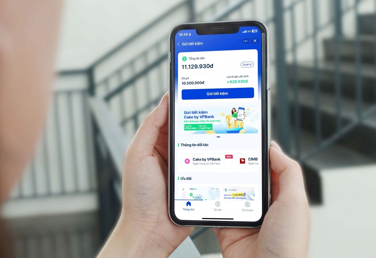 Từ nay, người dùng có thể mở thẻ, vay tiền, gửi tiết kiệm ngay trên Zalopay