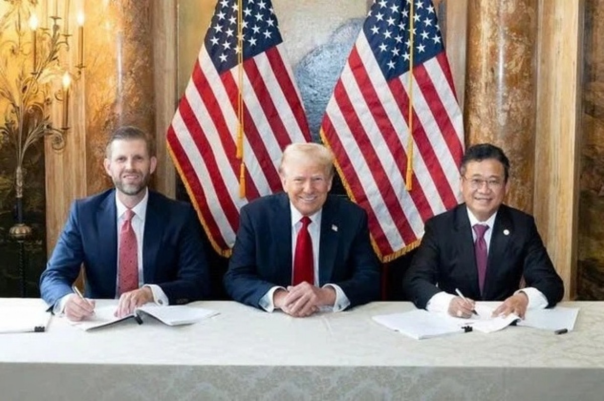 Tổng thống Mỹ Donald Trump thu 5 triệu USD từ hợp đồng nhượng quyền thương hiệu cho Kinh Bắc (KBC)