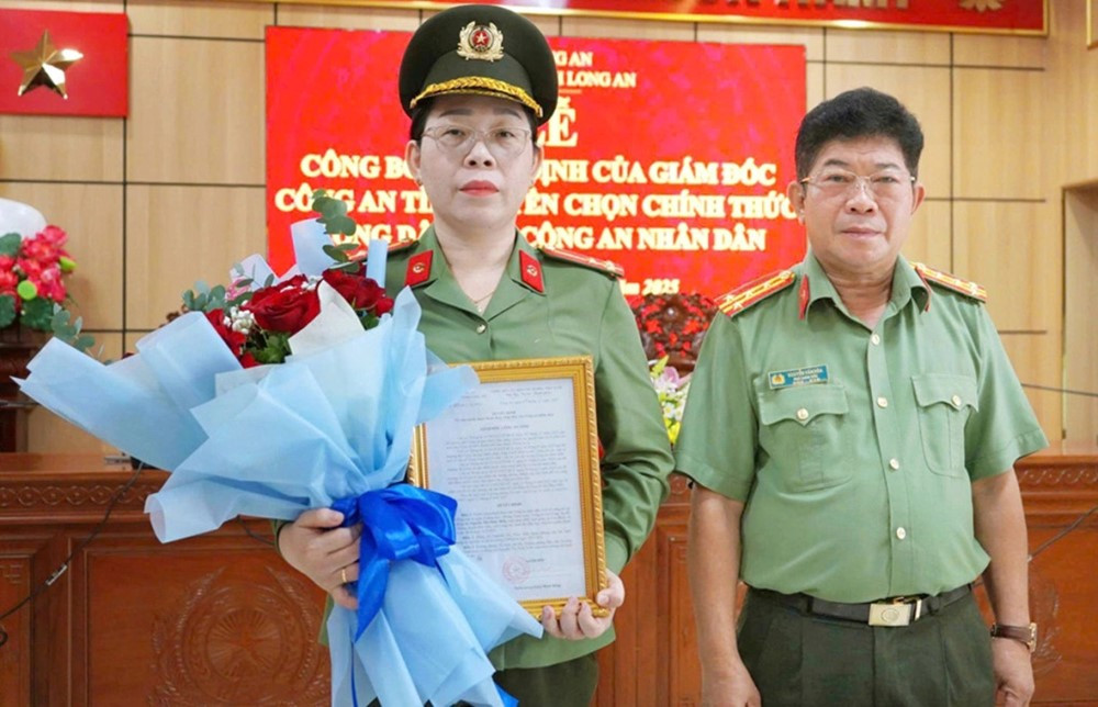 Chính thức tuyển em gái trung tá CSGT hy sinh khi bắt ô tô ma túy vào lực lượng công an