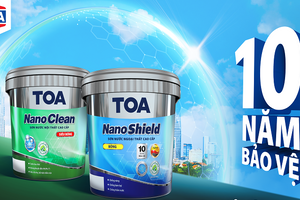 Sơn TOA Nano ra mắt diện mạo mới với thông điệp '10 năm bảo vệ'