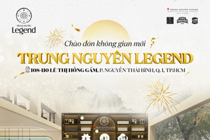 Ông Đặng Lê Nguyên Vũ khai trương cửa hàng Trung Nguyên Legend tại vị trí 'đắc địa' bậc nhất Sài Gòn