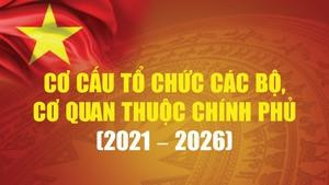 Infographics: Cơ cấu tổ chức các bộ, cơ quan thuộc Chính phủ nhiệm kỳ 2021-2026