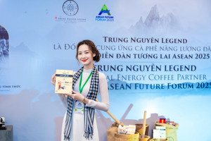 Trung Nguyên của ông Đặng Lê Nguyên Vũ là đơn vị duy nhất được chọn cung ứng cà phê tại Diễn đàn Tương lai ASEAN 2025