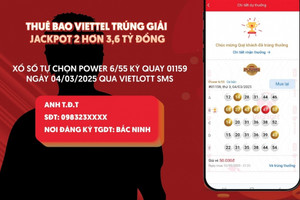 Một khách hàng trúng giải độc đắc Vietlott hơn 3,6 tỷ đồng nhờ 'chọn những con số mình thích'