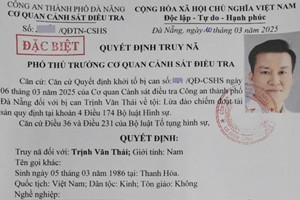 Truy nã đặc biệt đối tượng Trịnh Văn Thái trong vụ lừa đảo Mr. Pips Phó Đức Nam