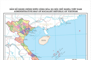 Bản đồ hành chính của 63 tỉnh thành nước CHXHCN Việt Nam