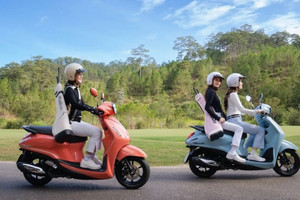 Mẫu xe tay ga Nhật có thiết kế thanh lịch, 'ăn xăng' 1,6L/100km, so kè trực diện với Honda Lead