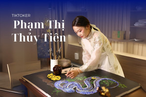 Tiktoker Thủy Tiên: Dùng đam mê và nét vẽ chạm vào trái tim triệu người yêu sử Việt