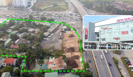 GPMB để đấu giá khu đất 'vàng' 1,35ha đối diện Aeon Mall đầu tiên của Hà Nội