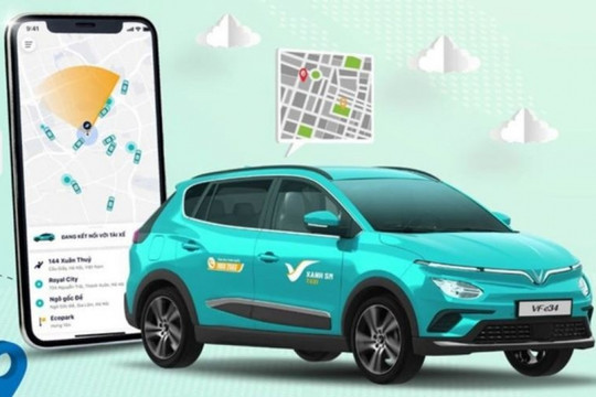 Xanh SM vượt Grab, dẫn đầu thị phần taxi công nghệ tại Việt Nam