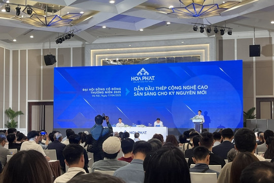 Hòa Phát (HPG) lãi 3.350 tỷ đồng trong quý I/2025, dự án Dung Quất 2 đã bắt đầu cho sản phẩm